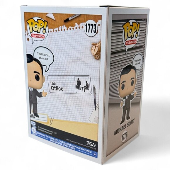 Funko Pop! Television The Office Michael Scott (Thats What She Said) #1773 Vinyl - Picture 5 of 7
